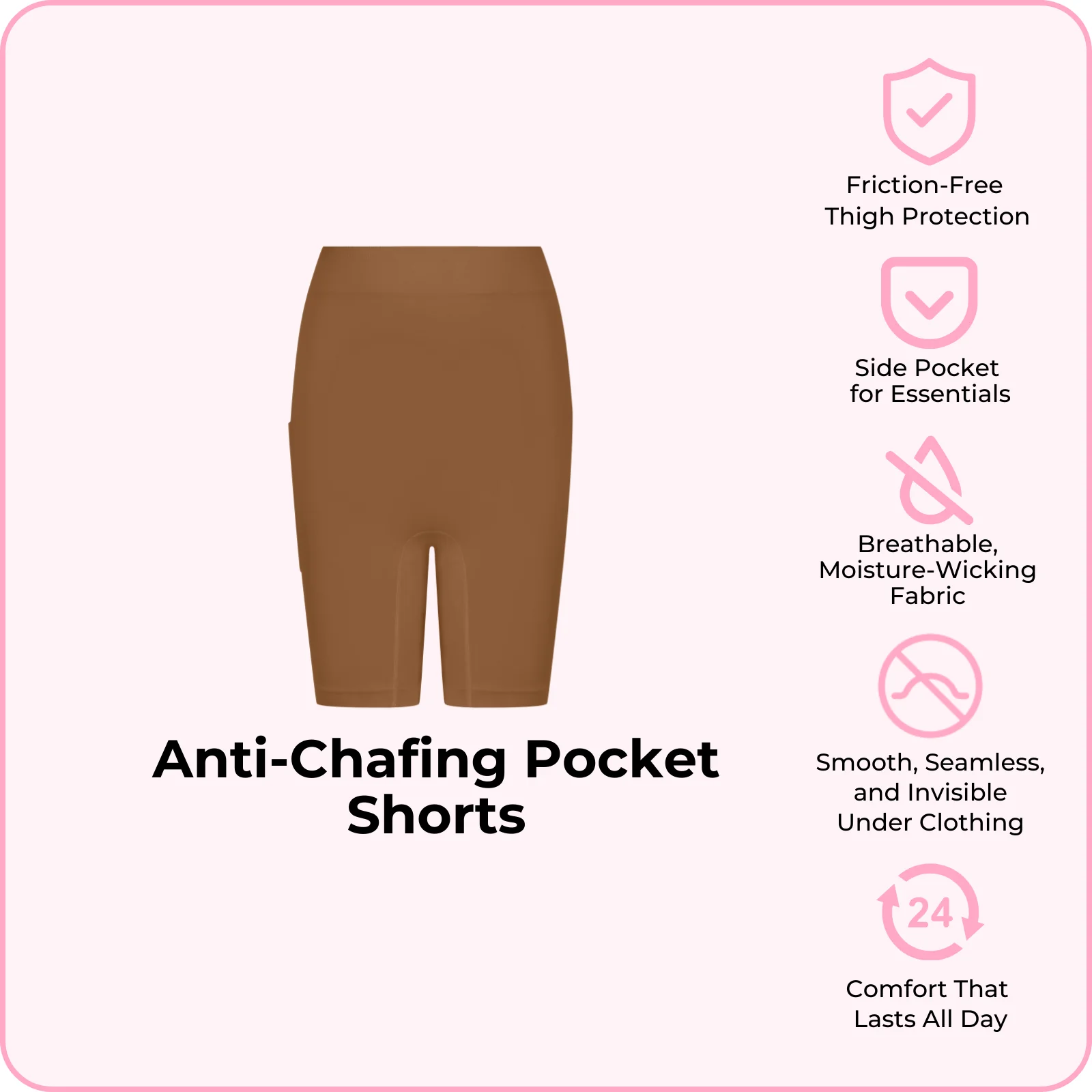 Anti-Chafing Pocket Shorts - Image 11