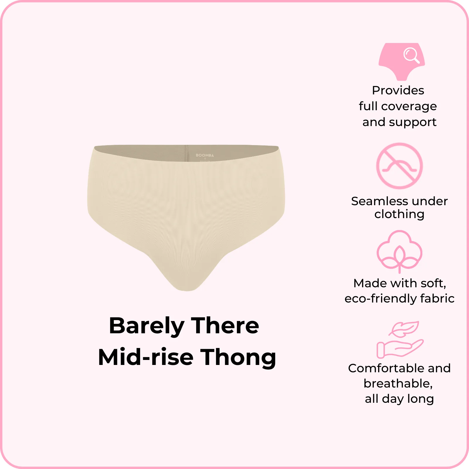 Barely There Mid-rise Thong - Image 4
