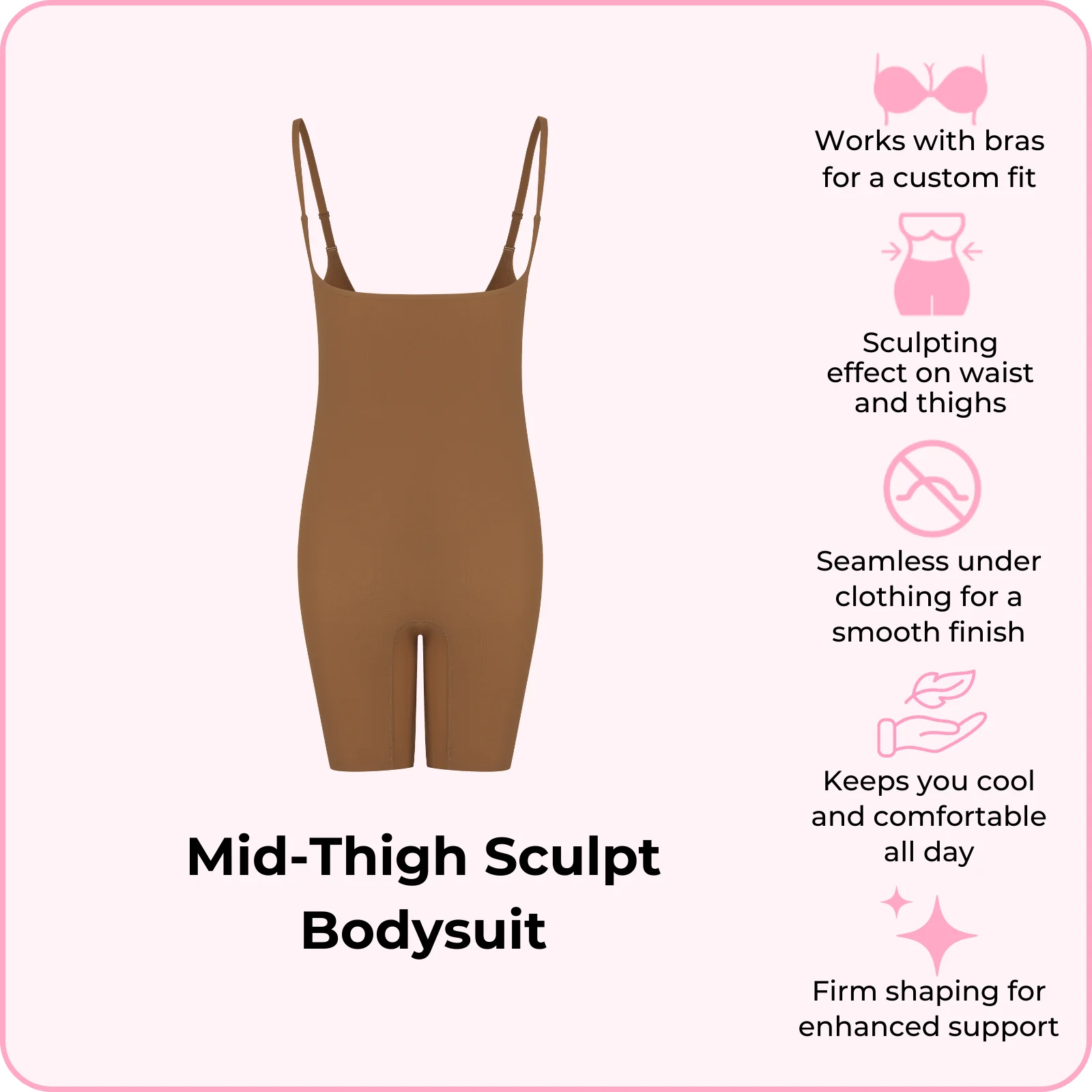Mid-Thigh Sculpt Bodysuit - Image 13