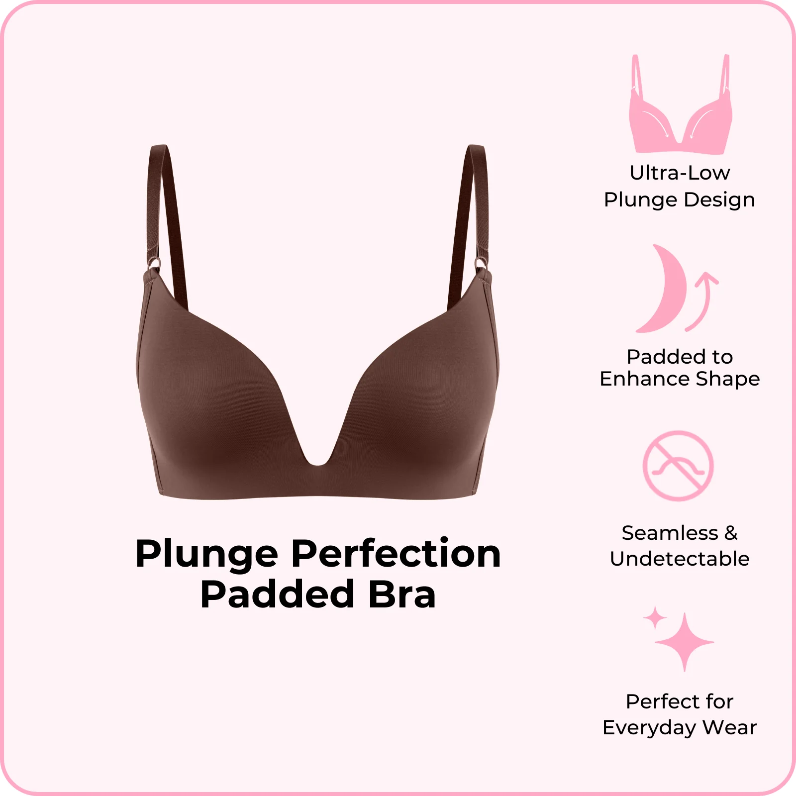 Plunge Perfection Padded Bra - Image 19